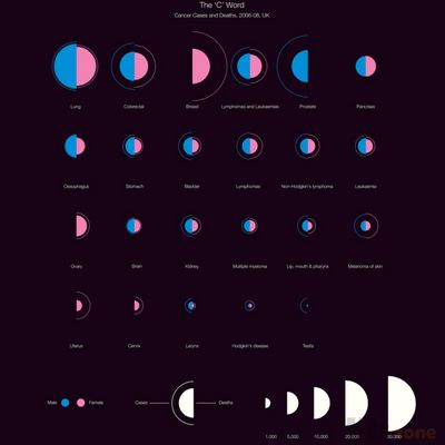 The 'C' Word | Cancer Cases and Deaths, 2006-08, UK www.guar… | Flickr