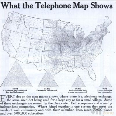 What the Telephone Map Shows | Modern Mechanix