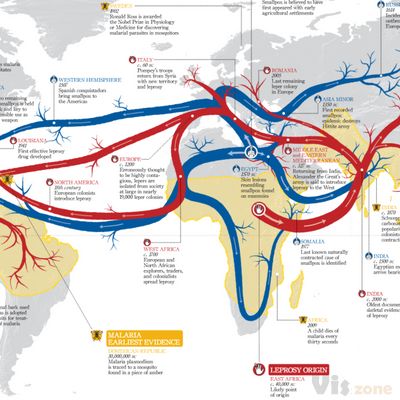 random notes: geographer-at-large: Map of the Week 11-28-2011:The Spread of Disease