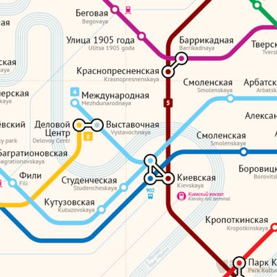 Moscow Metro Map on Behance